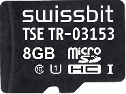 Swissbit TSE, microSD-Karte, 8 GB (swisstsemsd - SFSD8192N3PM1TO-E-LF-C31-JA0) 